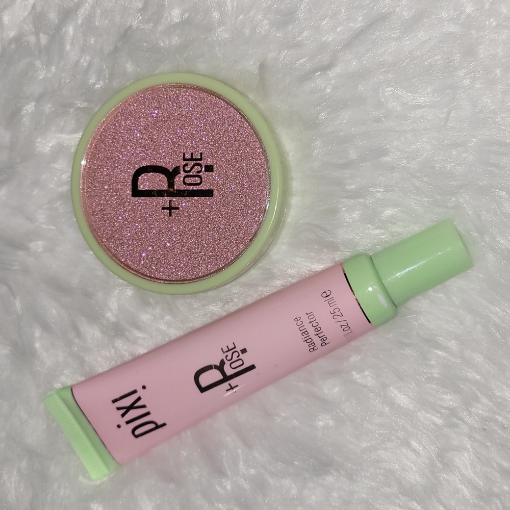 PIXI +Rose Glow-y Powder & Radiance Perfector